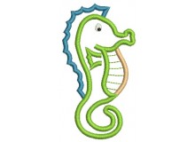 Stickmuster - Seepferd